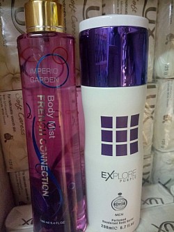Some collections of body mist and spray N750