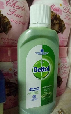 Alovera dettol liquid is also available here at N700