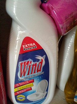 Wind toilet cleaner with some extra power to kill germs N1300