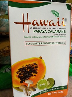 Hawaii whitening soap for sofer and brighter skin N600